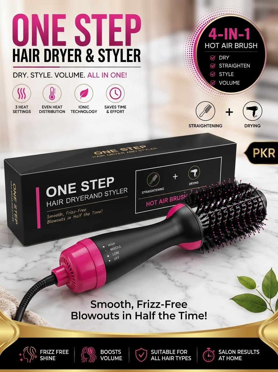 Hot Hair brush 3 in 1